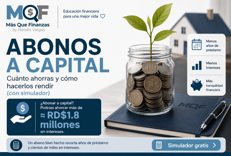 Abonos a capital: cuánto ahorras en intereses y tiempo — Más Que Finanzas