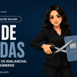 Salir de deudas de tarjeta en República Dominicana: plan bola de nieve vs avalancha MQF