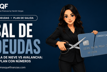 Salir de deudas de tarjeta en República Dominicana: plan bola de nieve vs avalancha MQF